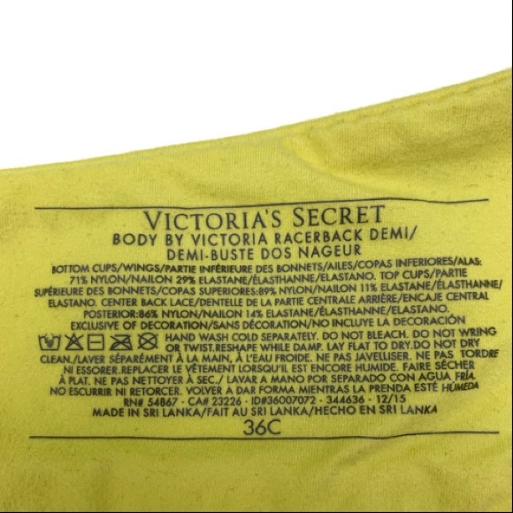 Body By VS Racerback Demi Bra - Picture 2 of 4